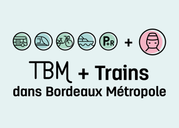 Visuel illustrant le pass TBM Tram+Trains
