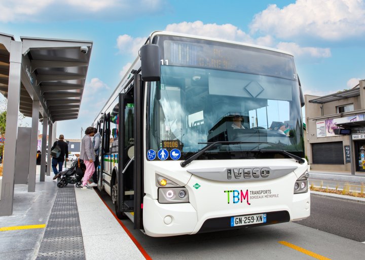 Bus de la nouvelle ligne H (c) TBM