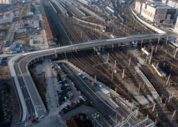 Vue de drone du pont de la Palombe secteur Saint Jean