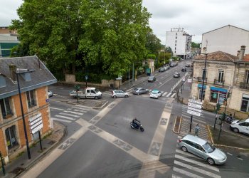 Vue du carrefour Barrière de Toulouse 