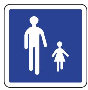 picto entrée aire piétonne