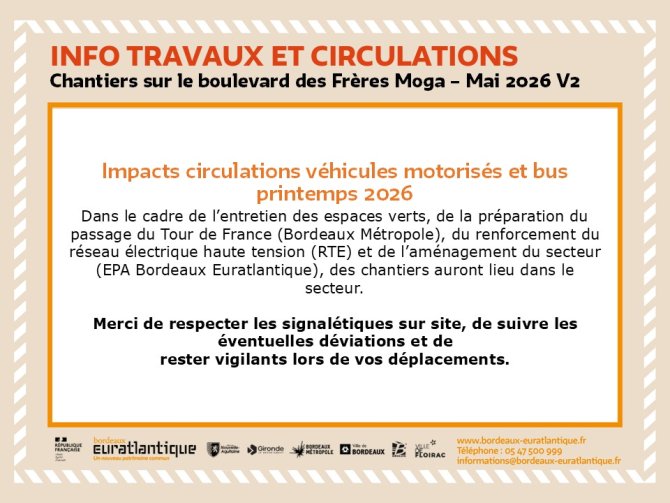 Info travaux Bordeaux Euratlantique