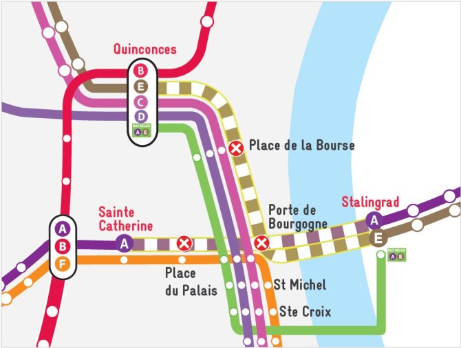Plan des coupures tram - été 2026
