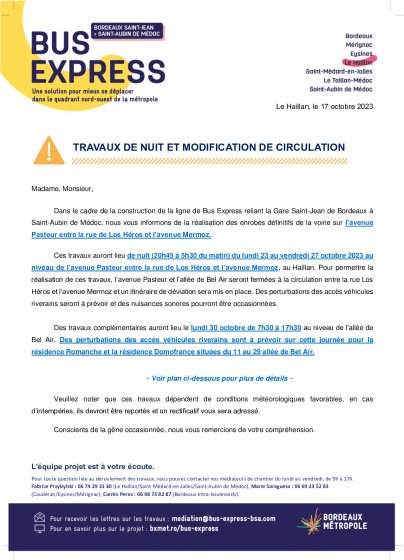 Bus Express - Enrobés Pasteur entre Los Heros et Mermoz - 23 au 30 octobre.pdf