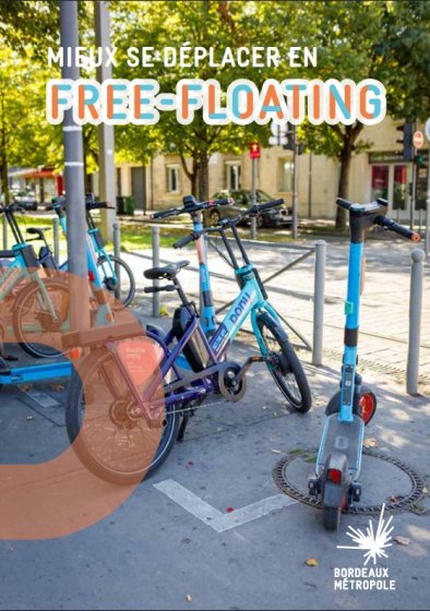 première de couverture du dépliant "se déplacer en freefloating"